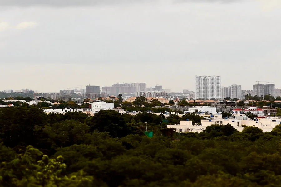 Hyderabad skyline